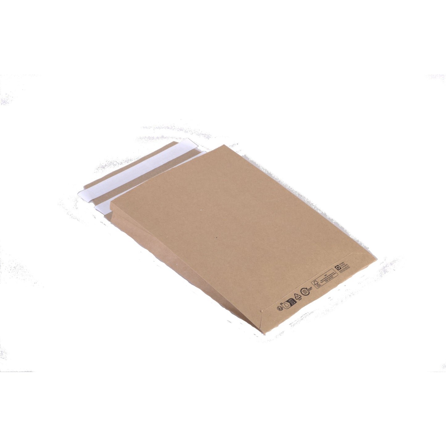 flexiPAK Faltentasche E-Commerce 360 x 560+100 mm (B x H) ohne Fenster 100g/m² mit Haftklebung Papier, 50 % recycelt braun 250 St./Pack.