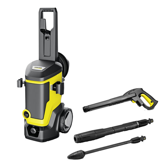 Kärcher Hochdruckreiniger K 7 WCM Premium 39,4 x 94,6 x 36,9 cm (B x H x T) 180bar inkl. Hochdruckpistole G 180 Q, Dreckfräser, HD-Schlauch (10 m), Adapter Gartenschlauchanschluss A3/4" 17,7kg