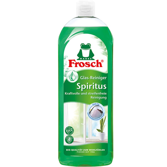 Frosch Glasreiniger Spiritus biologisch abbaubar frei von Mikroplastik 6 PET 0,75l