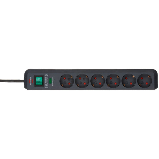 brennenstuhl® Steckdosenleiste Eco-Line 6 Steckdosen anthrazit