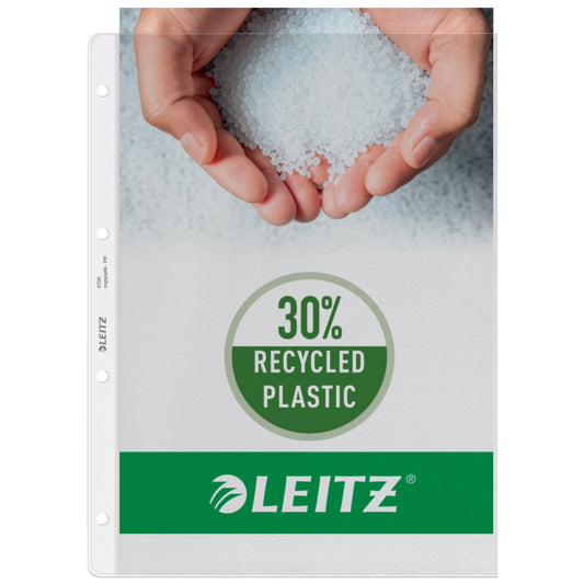 Leitz Prospekthülle Premium DIN A4 130µm oben offen Polypropylen, 30 % recycelt farblos 100 St./Pack.