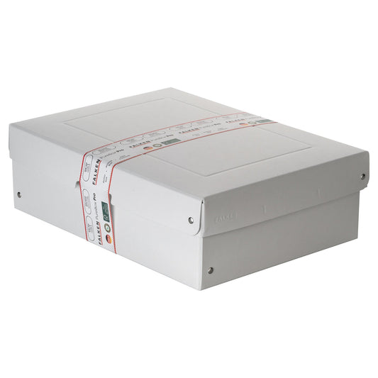 Falken Aufbewahrungsbox PureBox Pro 24 x 10 x 32 cm (B x H x T) DIN A4 Karton weiß