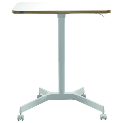 Leitz Schreibtisch Ergo Maße: 600 x 750-1.140 x 800 mm (B x H x T) Spanplatte weiß