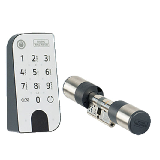 BURG-WÄCHTER Türschloss secuENTRY easy 7601 PIN für Türstärke: bis 118mm 4m Batterie