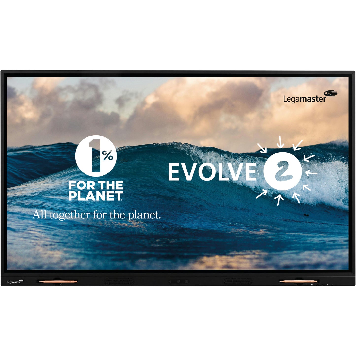 Legamaster Professionelles Display Evolve 2 190,5 cm (75") C 3.840 x 2.160 Pixel Dauerbetrieb möglich