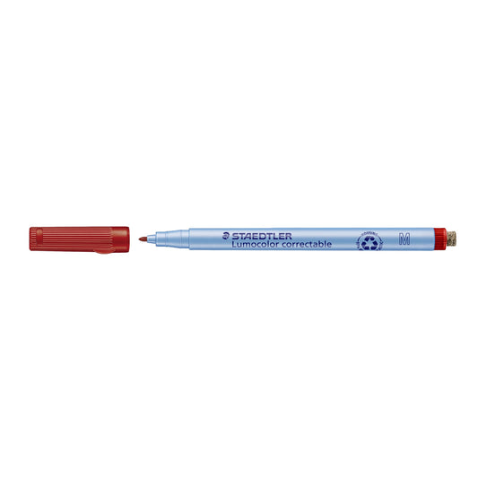 STAEDTLER® Folienstift Lumocolor® correctable 305 1mm rot nicht dokumentenecht