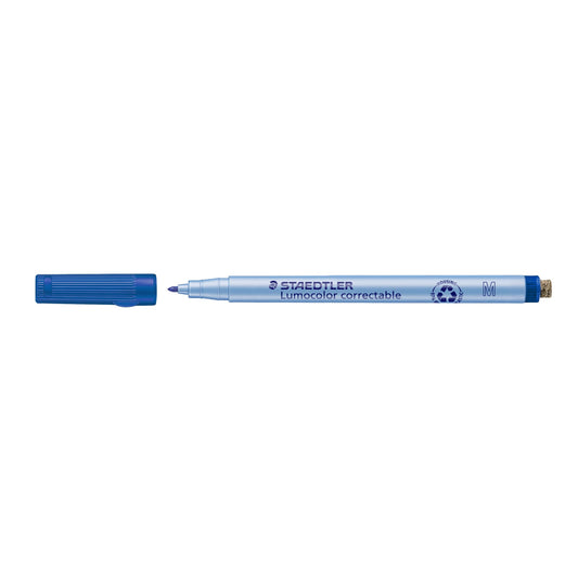 STAEDTLER® Folienstift Lumocolor® correctable 305 1mm blau nicht dokumentenecht