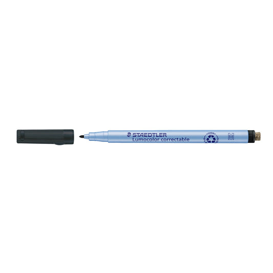 STAEDTLER® Folienstift Lumocolor® correctable 305 1mm schwarz nicht dokumentenecht