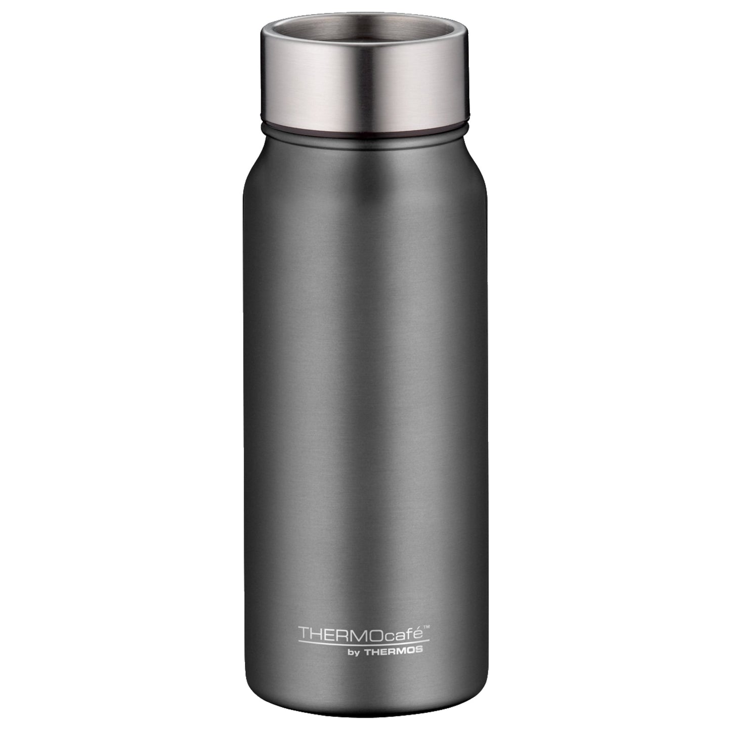 THERMOCAFE BY THERMOS Thermobecher TC Drinking MUG Mehrweg 8,3 x 21 cm (Ø x H) 500ml 18/8 Edelstahl stone grey