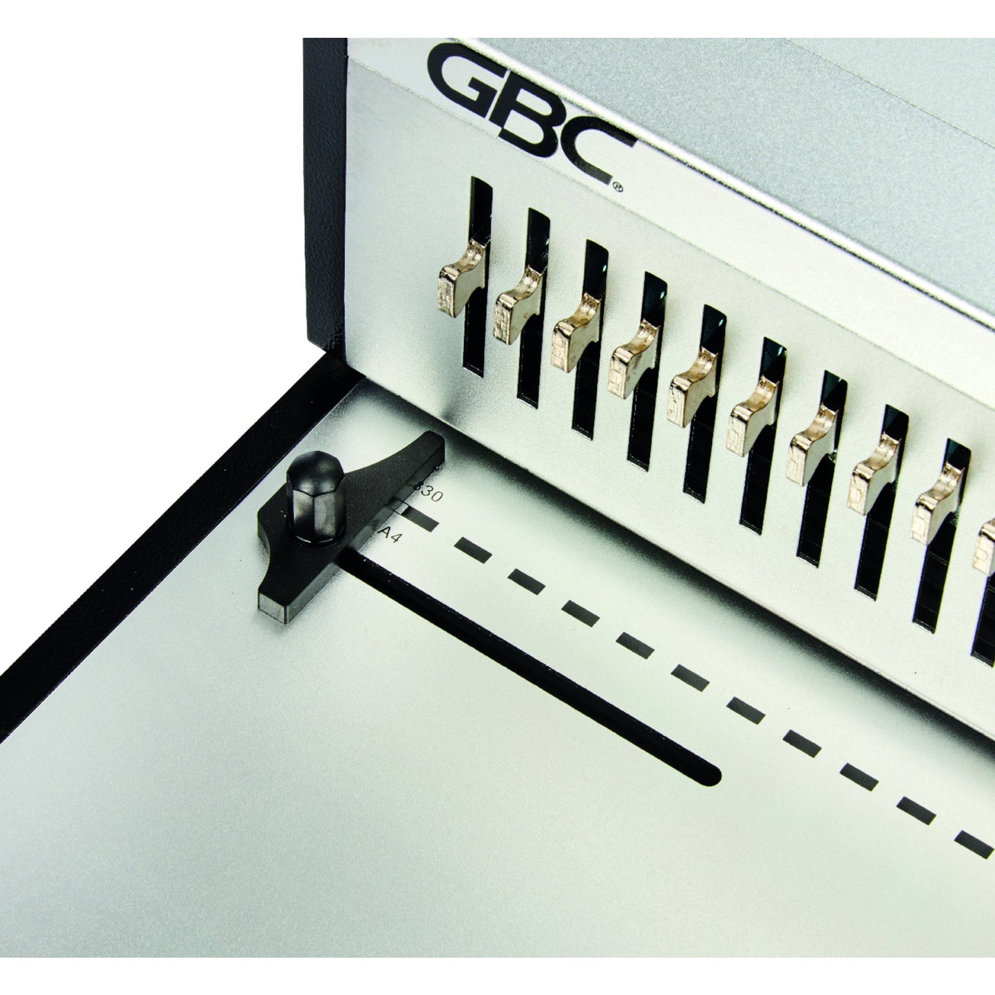 GBC® Plastikbindegerät CombBind® CB30E Pro 45,1 x 25,5 x 39,7 cm (B x H x T) DIN A4 51mm silber