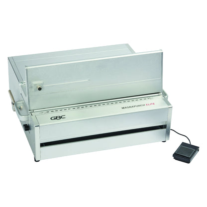 GBC® Stanzmaschine Magnapunch Elite 48 x 30 x 43,5 cm (B x H x T) DIN A4 max. Anzahl der Blätter je Lochungsarbeitsgang: 30 Bl. (70 g/m²) silber