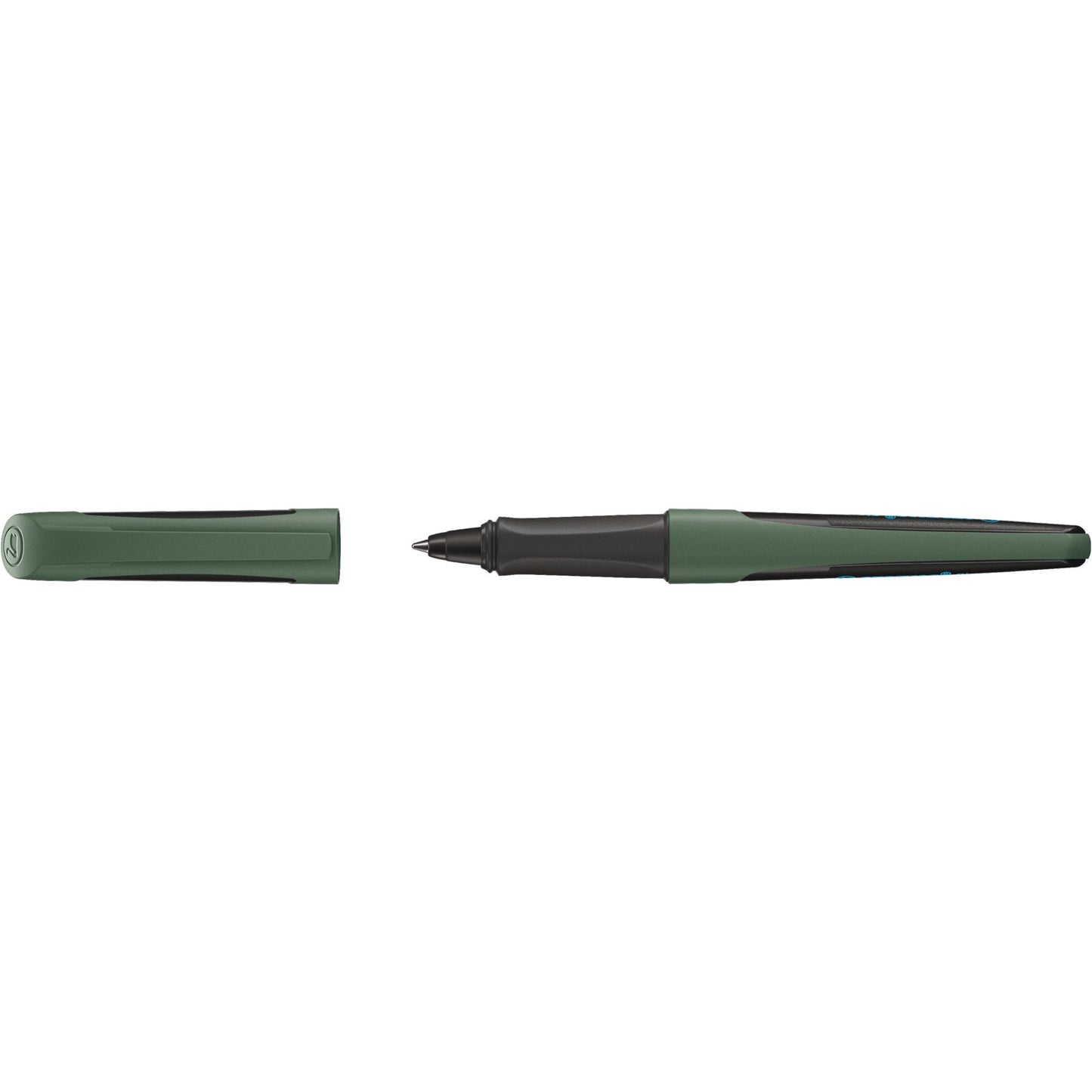 STABILO® Kugelschreiber Flow 0,5mm blau Mine auswechselbar dokumentenecht Schaftfarbe: khaki/schwarz