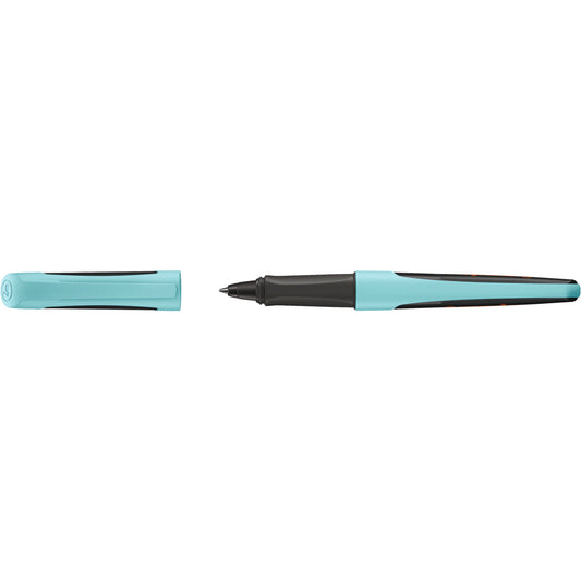 STABILO® Kugelschreiber Flow 0,5mm blau Mine auswechselbar dokumentenecht Schaftfarbe: hellblau/schwarz