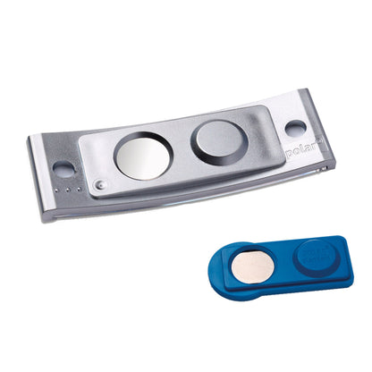 badgepoint® Namensschild polar® classic 74 x 34 mm (B x H) inkl. 2 Bogen (32 Namenskarten) Papier A4 weiß Magnet edelstahl 10 St./Pack.