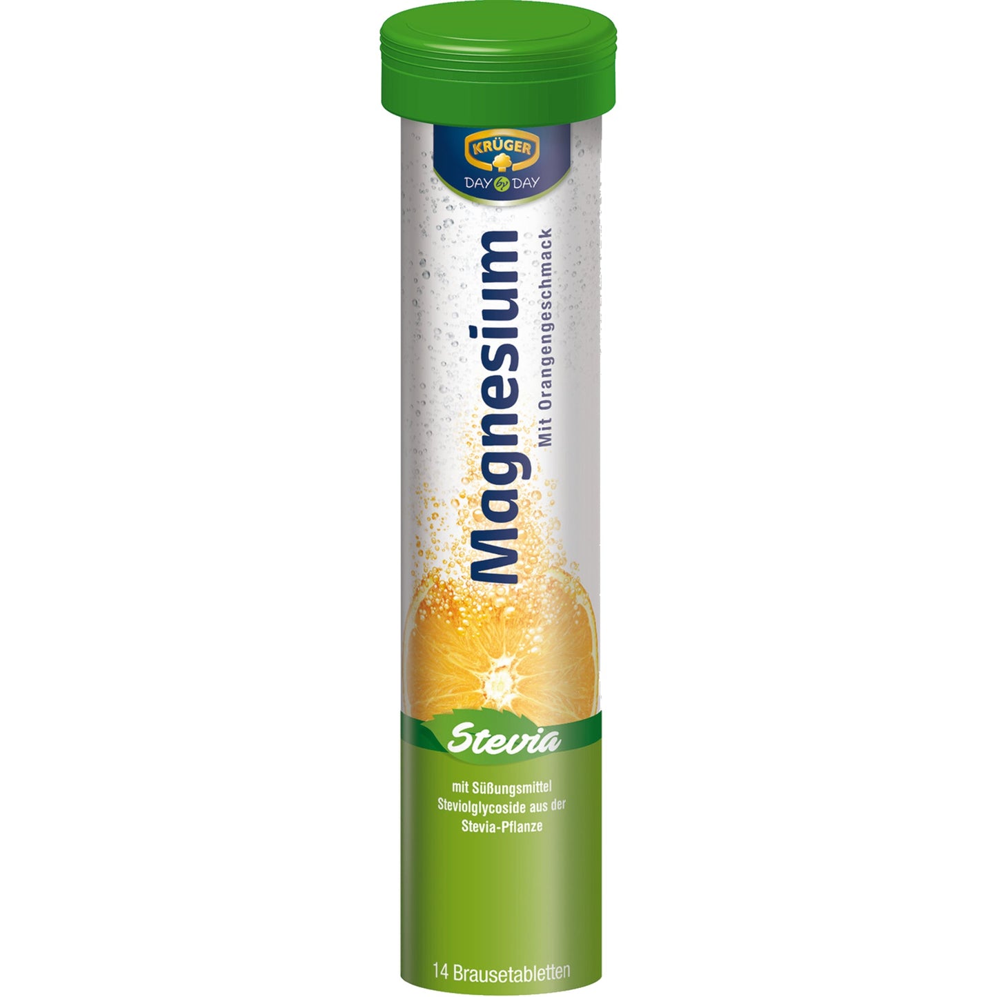 KRÜGER DAY by DAY Nahrungsergänzungsmittel Magnesium Brausetablette 14 St./Pack.