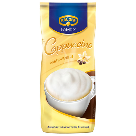 KRÜGER FAMILY Cappuccino White-Vanille 500 g/Pack.
