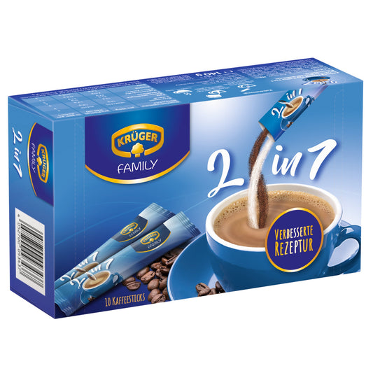 KRÜGER FAMILY Kaffee Classic 2in1 löslich 10 x 14 g/Pack.