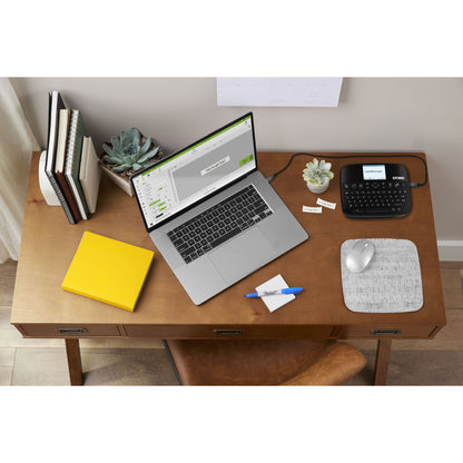 DYMO® Beschriftungsgerät LabelManager® Executive 640 CB 5 Display-Zeilen 9 Schriftgrößen inkl. 1 Schriftbandkassette (24 mm x 7 m, schwarz auf weiß), USB-C-Ladekabel