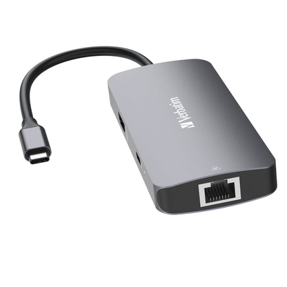 Verbatim USB-Hub CMH-05 USB-C grau/schwarz