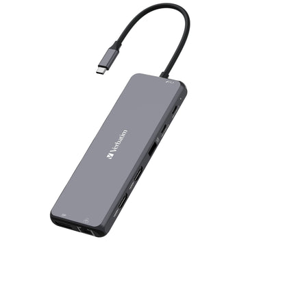 Verbatim USB-Hub CMH-13 USB-C grau/schwarz