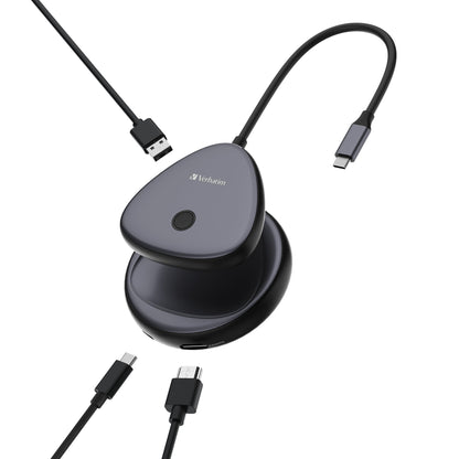 Verbatim USB-Hub Share my Screen WDA-02 USB-C schwarz