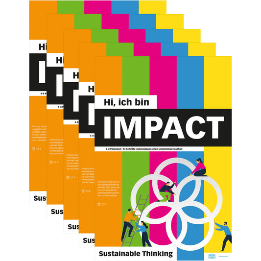 Playroom Flipchartblock IMPACT FLIP 65 x 97 cm (B x H) 80g/m² 12 Bl./Block 5 Block/Pack.