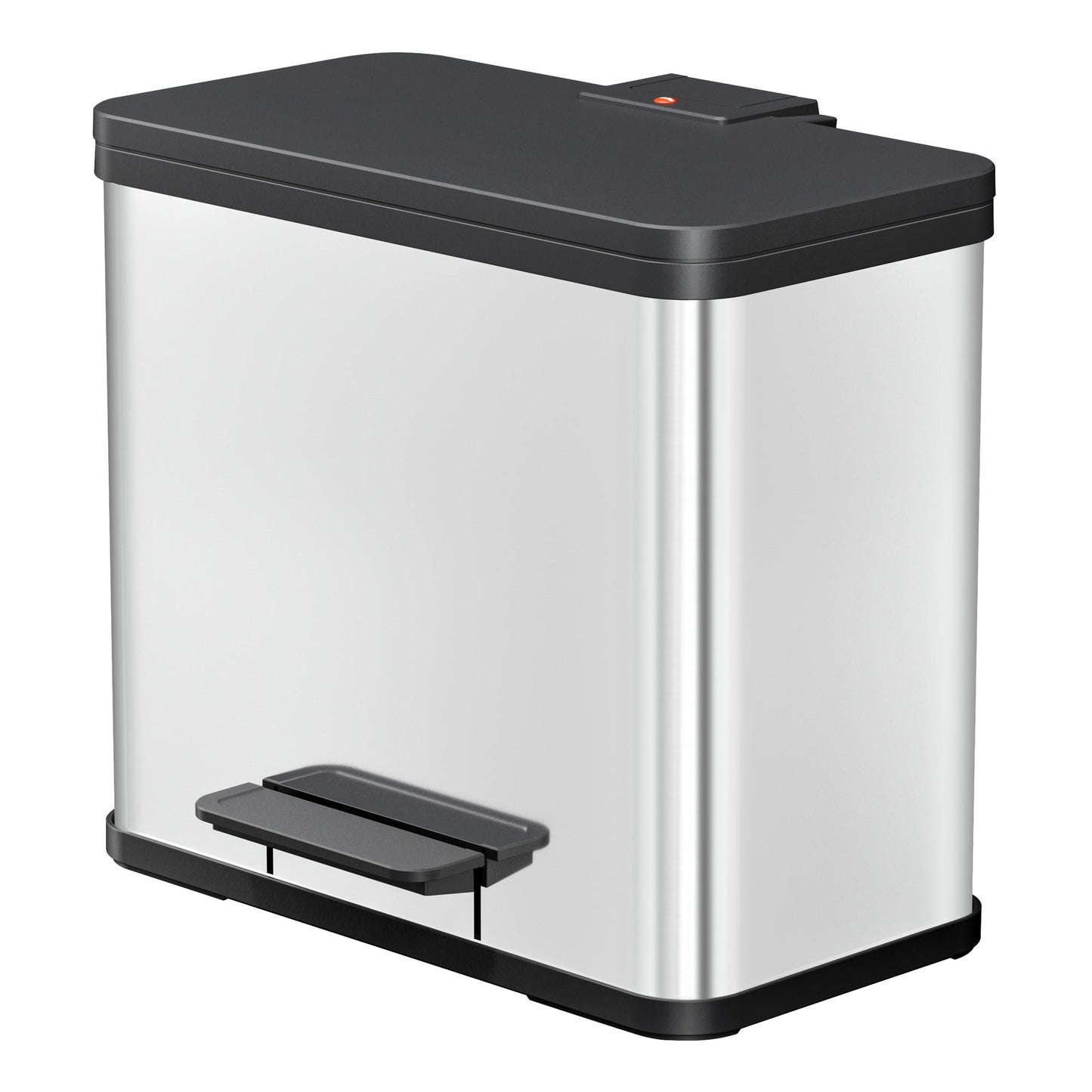 Hailo Tretabfalleimer Öko trio Plus L 47 x 43 x 34 cm (B x H x T) 3 x 9l Edelstahl edelstahl