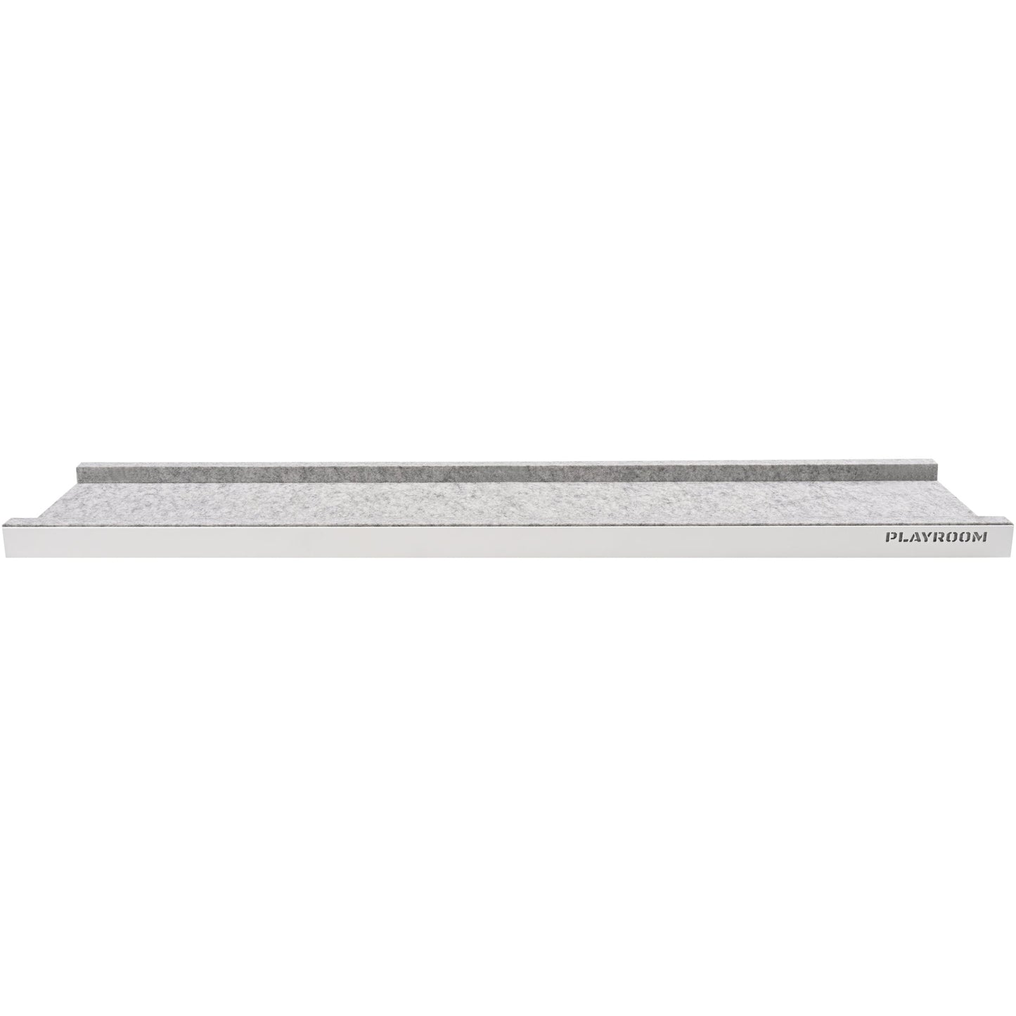 Playroom Regal PLAYBOARD Shelf 800 x 30 x 140 mm (B x H x T) 1 Fachboden Metall/PET, recycelt weiß/grau