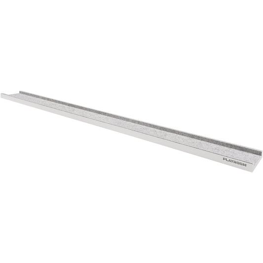 Playroom Regal PLAYBOARD Shelf 1.600 x 30 x 140 mm (B x H x T) 1 Fachboden Metall/PET, recycelt weiß/grau