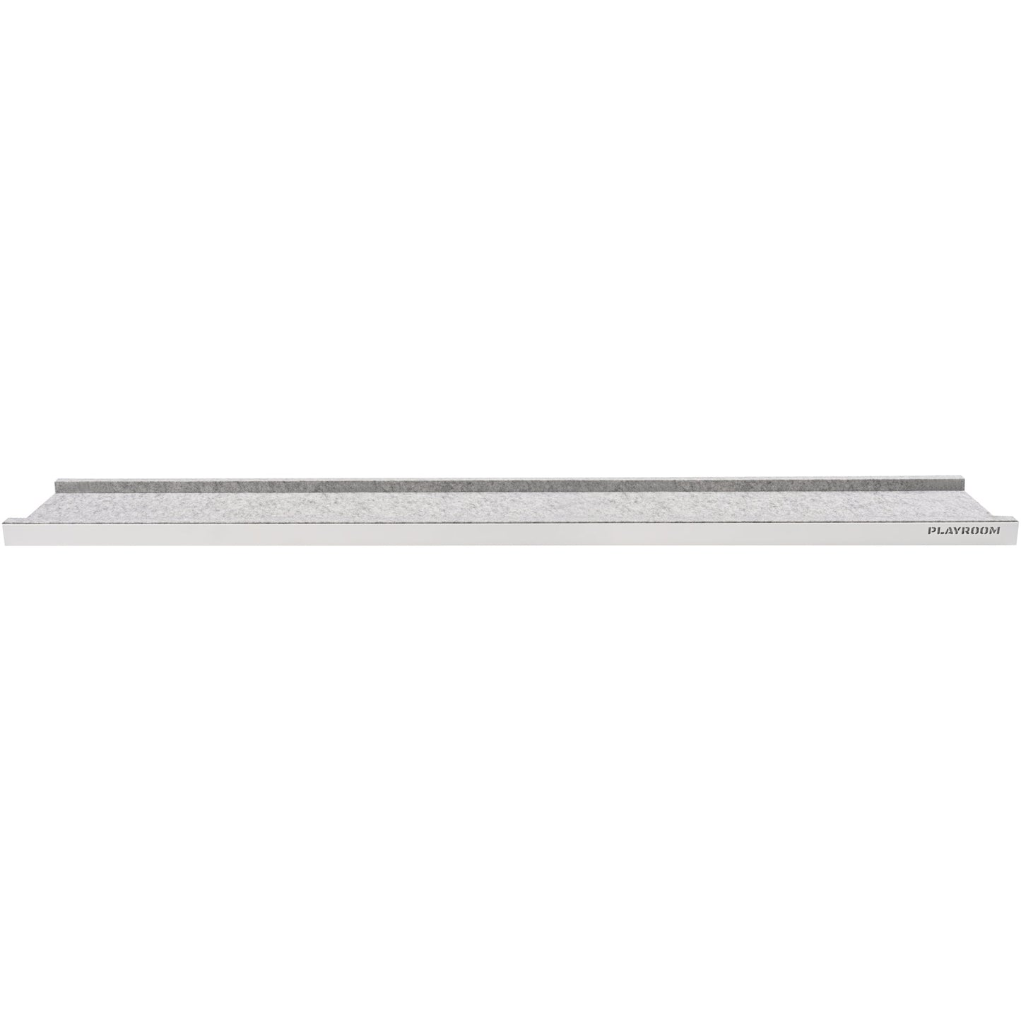 Playroom Regal PLAYBOARD Shelf 1.600 x 30 x 140 mm (B x H x T) 1 Fachboden Metall/PET, recycelt weiß/grau