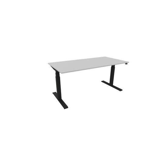 NowyStyl Schreibtisch eModel 3.0 Maße: 1.600 x 650-1.310 x 800 mm (B x H x T) Holz platinum