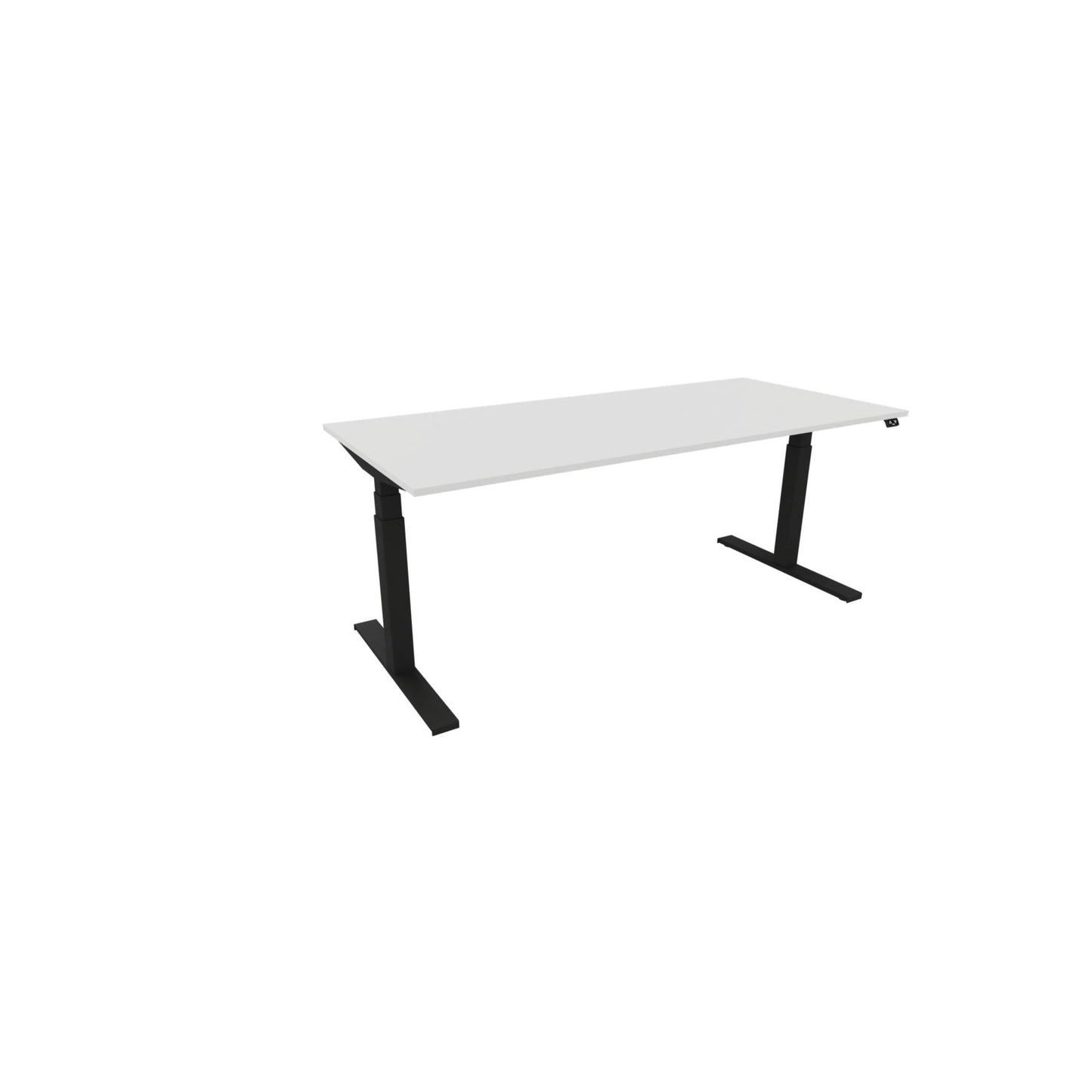NowyStyl Schreibtisch eModel 3.0 Maße: 1.800 x 650-1.310 x 800 mm (B x H x T) Holz weiß