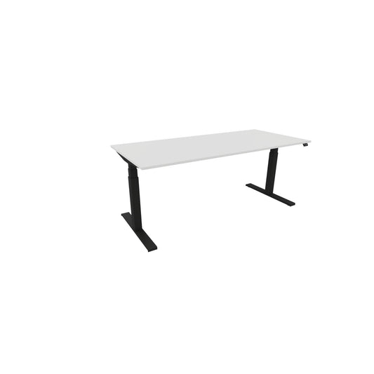 NowyStyl Schreibtisch eModel 3.0 Maße: 1.800 x 650-1.310 x 800 mm (B x H x T) Holz weiß
