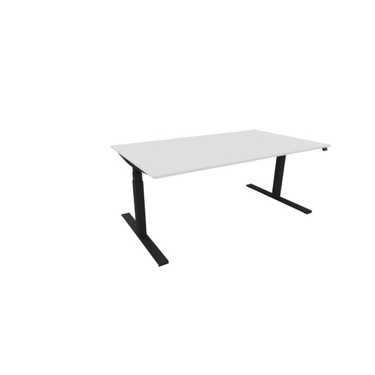 NowyStyl Schreibtisch eModel 3.0 Maße: 1.800 x 650-1.310 x 1.000 mm (B x H x T) Holz weiß