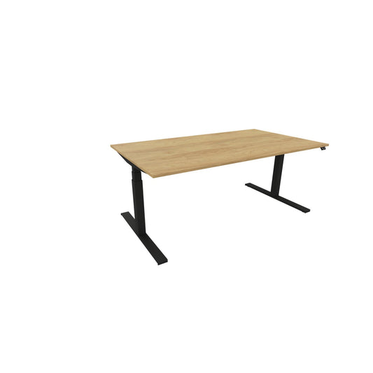 NowyStyl Schreibtisch eModel 3.0 Maße: 1.800 x 650-1.310 x 1.000 mm (B x H x T) Holz natural hickory