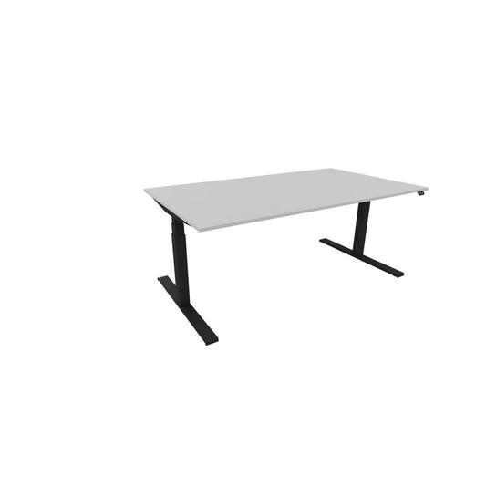 NowyStyl Schreibtisch eModel 3.0 Maße: 1.800 x 650-1.310 x 1.000 mm (B x H x T) Holz platinum