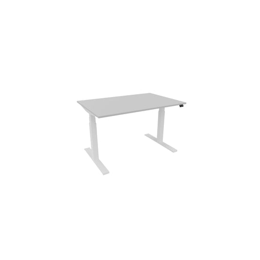 NowyStyl Schreibtisch eModel 3.0 Maße: 1.200 x 650-1.310 x 800 mm (B x H x T) Holz platinum