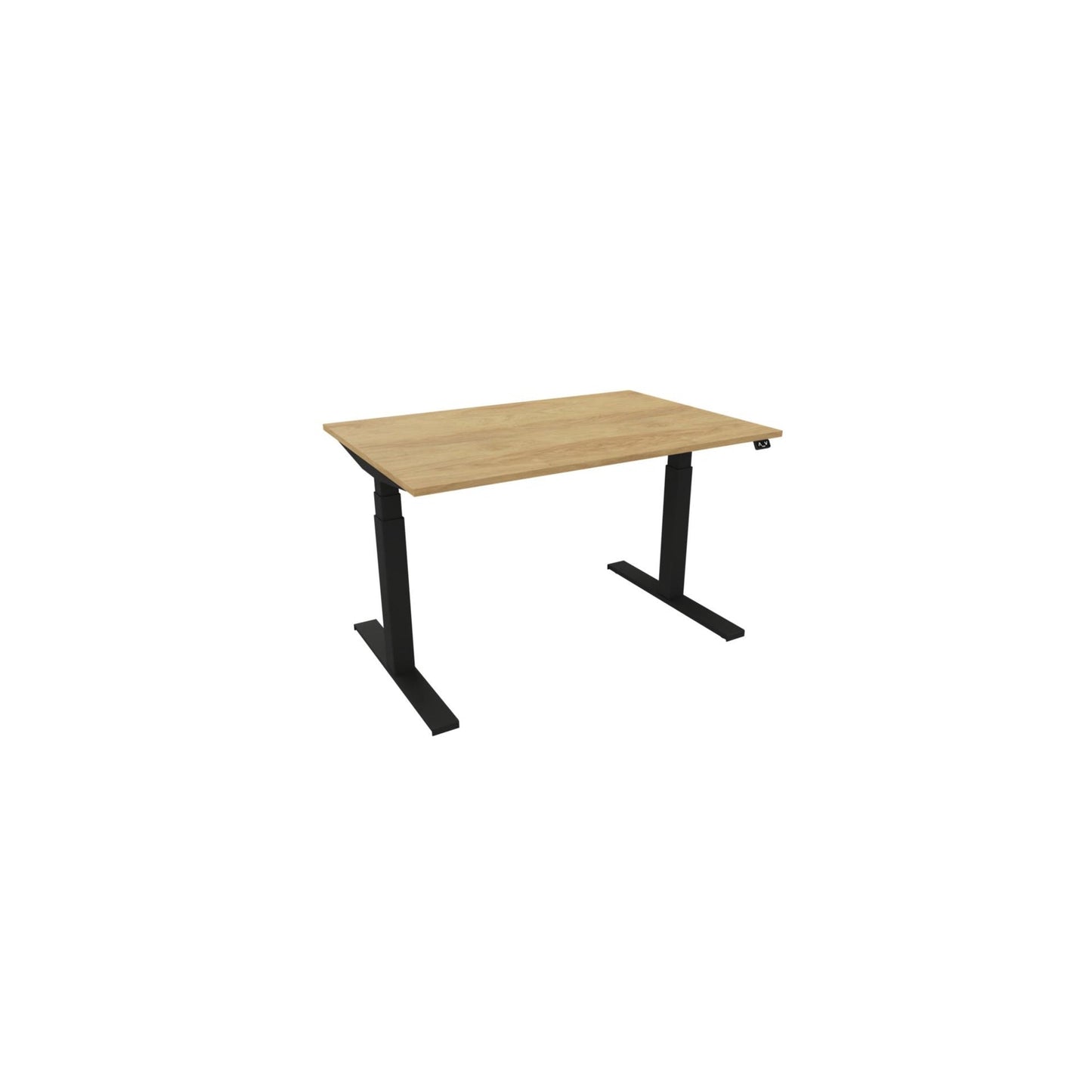 NowyStyl Schreibtisch eModel 3.0 Maße: 1.200 x 650-1.310 x 800 mm (B x H x T) Holz natural hickory