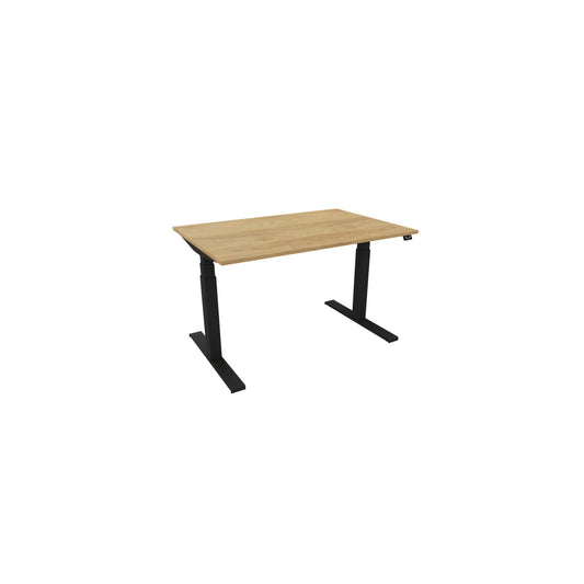 NowyStyl Schreibtisch eModel 3.0 Maße: 1.400 x 650-1.310 x 800 mm (B x H x T) Holz natural hickory