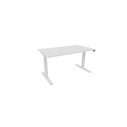 NowyStyl Schreibtisch eModel 3.0 Maße: 1.400 x 650-1.310 x 800 mm (B x H x T) Holz weiß
