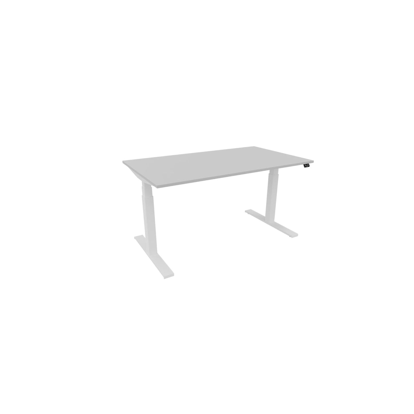 NowyStyl Schreibtisch eModel 3.0 Maße: 1.400 x 650-1.310 x 800 mm (B x H x T) Holz platinum