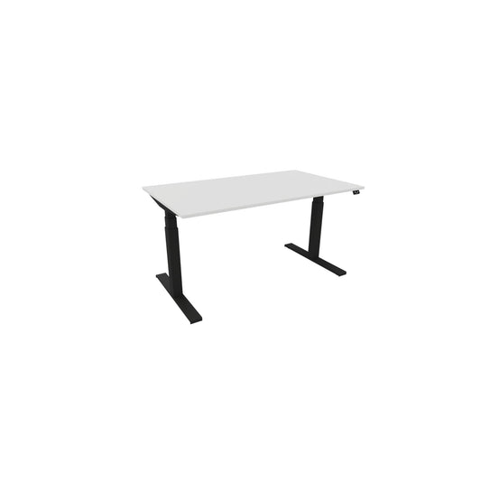 NowyStyl Schreibtisch eModel 3.0 Maße: 1.400 x 650-1.310 x 800 mm (B x H x T) Holz weiß