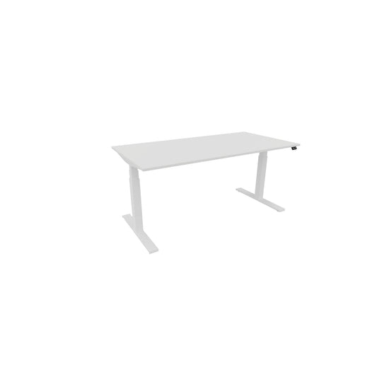 NowyStyl Schreibtisch eModel 3.0 Maße: 1.600 x 650-1.310 x 800 mm (B x H x T) Holz weiß