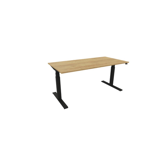 NowyStyl Schreibtisch eModel 3.0 Maße: 1.600 x 650-1.310 x 800 mm (B x H x T) Holz natural hickory