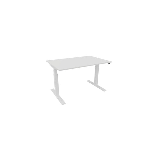 NowyStyl Schreibtisch eModel 3.0 Maße: 1.200 x 650-1.310 x 800 mm (B x H x T) Holz weiß