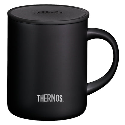 THERMOS Thermobecher LONGLIFE Mehrweg 10,8 x 9,9 x 7,9 cm (B x H x T) 350ml Edelstahl/Polypropylen schwarz