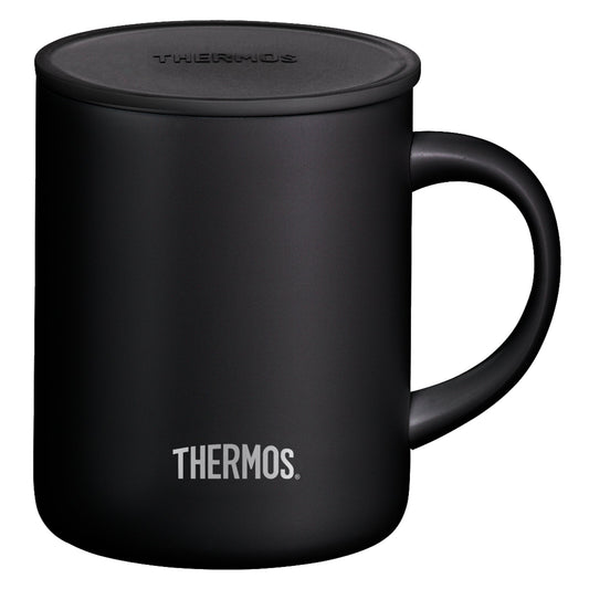 THERMOS Thermobecher LONGLIFE Mehrweg 10,8 x 9,9 x 7,9 cm (B x H x T) 350ml Edelstahl/Polypropylen schwarz