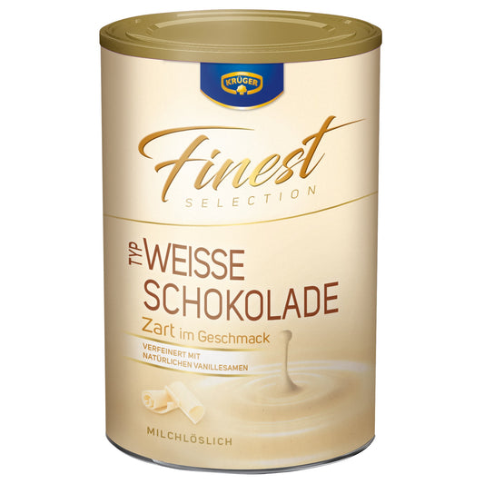KRÜGER Finest SELECTION Getränkepulver Weiße Schokolade 300 g/Pack.