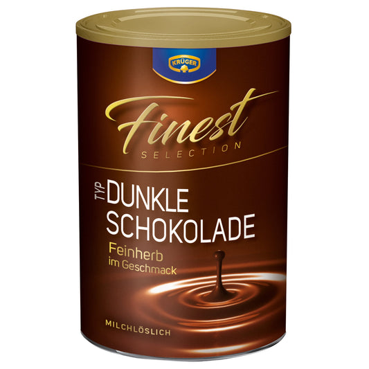 KRÜGER Finest SELECTION Getränkepulver Dunkle Schokolade 300 g/Pack.