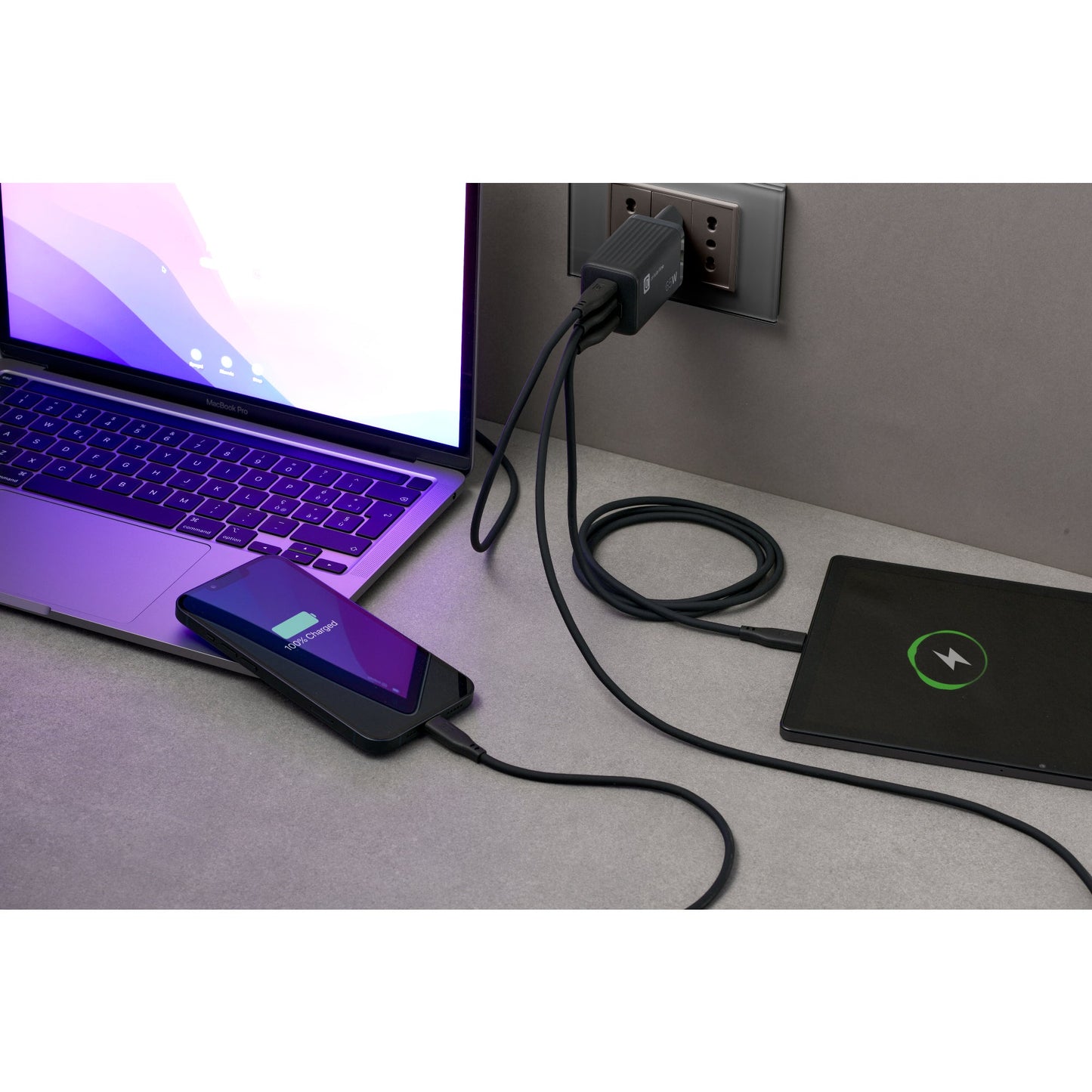 cellularline Ladegerät Kommunikationstechnik Multipower Micro schwarz